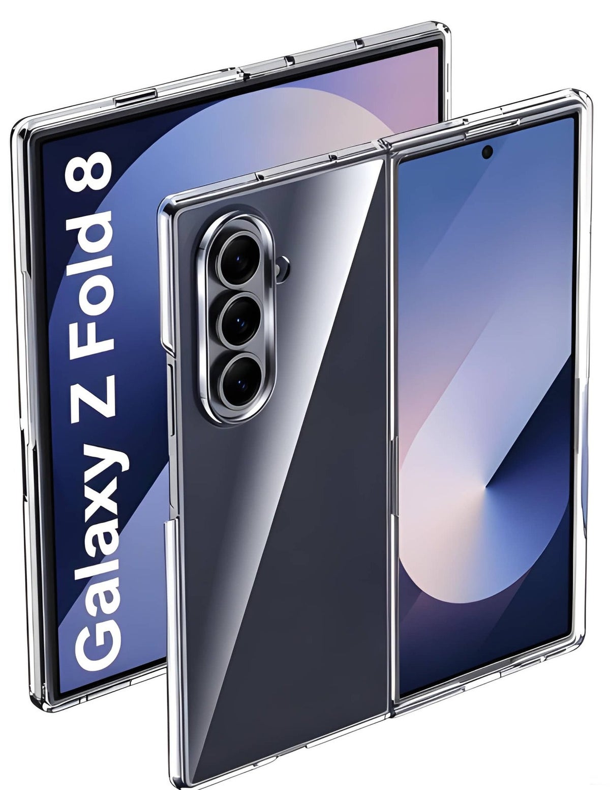 BORTONY BORTONY Galaxy Z Fold 8 Ultra Clear Case anti-scratches Protective Cover Z69A151CD74F7C4C1D066Z