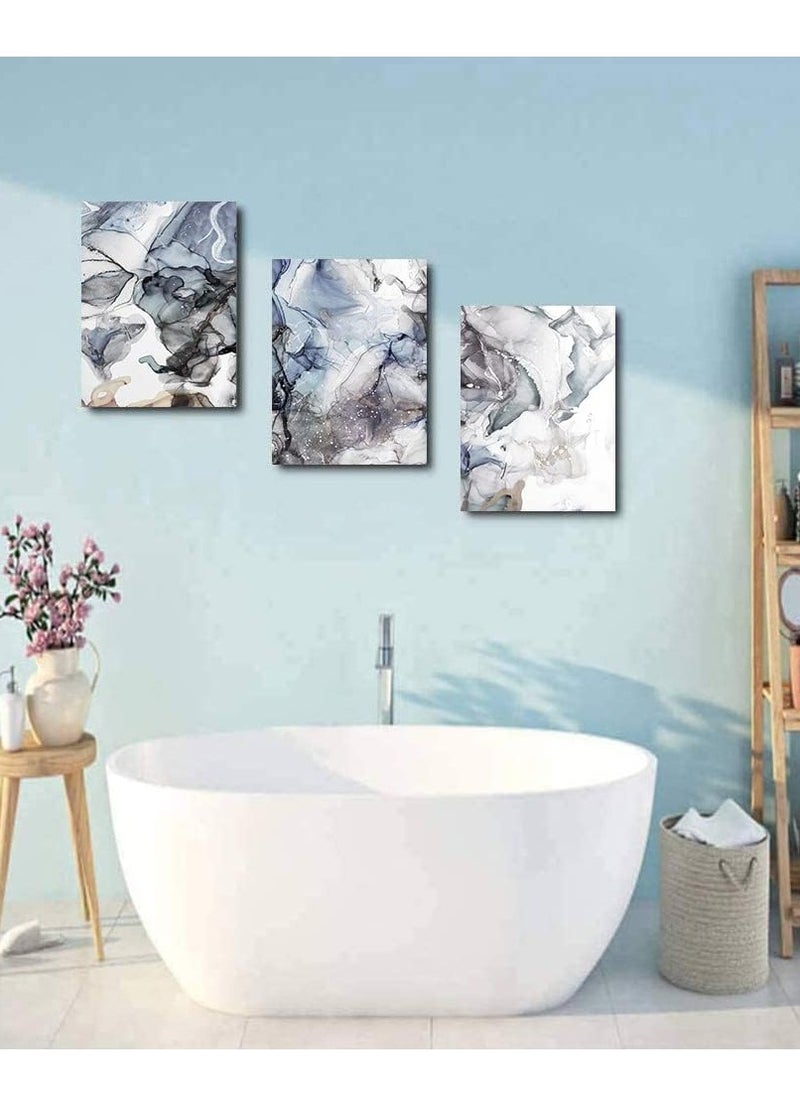 Decorior - Artistic Tableau Modern 3 Pieces 42x90cm 30mm Raised - High-Quality Digital Printing - UV Coating for Color Protection - Easy Installation with Self-Adhesive - Elegant Home, Office, and Gift Decor - Image 1