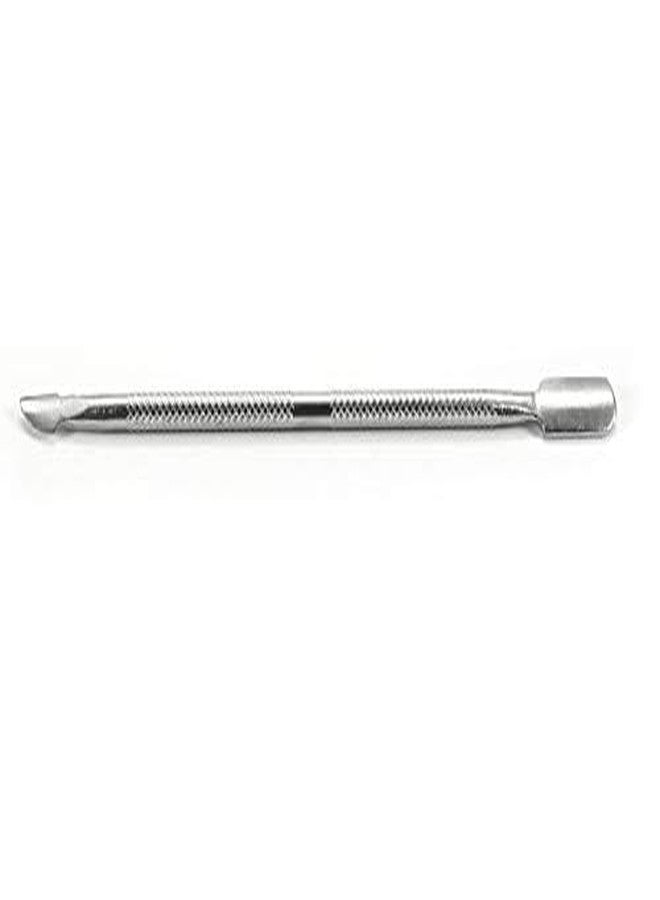 Sweetpea.Fx� 1pcs Nail Art Tools Stainless Steel Cuticle Pusher Double Head Spoon Remover Tools For Manicure Nail Art Care Pusher (#1) - Image 2