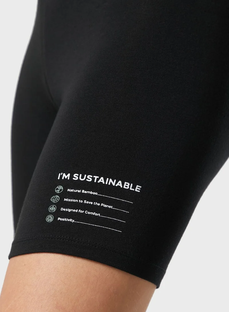 Namshi x Hana Moha Frwd Sustainable High Rise Shorts