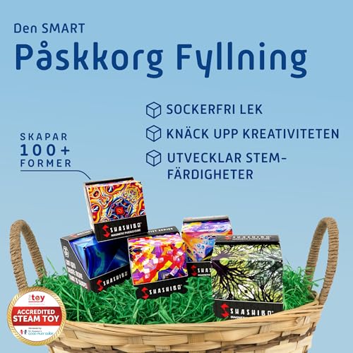 Shashibo Shape Shifting Box STEM Fidget Toy with Ultra Strong Magnets Sensory Puzzle Cube Transforms Into 100 Shapes Easter Basket Stuffers Gift for Kids Teens and Adults The Chameleon - Image 5