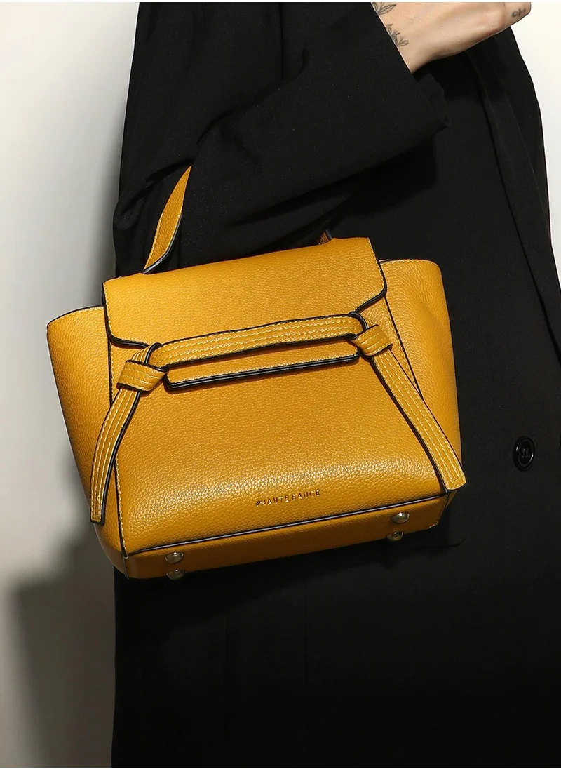 Haute Sauce Women's The Cruise Hand Bag - Mustard Yellow