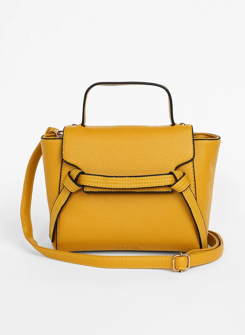 Haute Sauce Women's The Cruise Hand Bag - Mustard Yellow