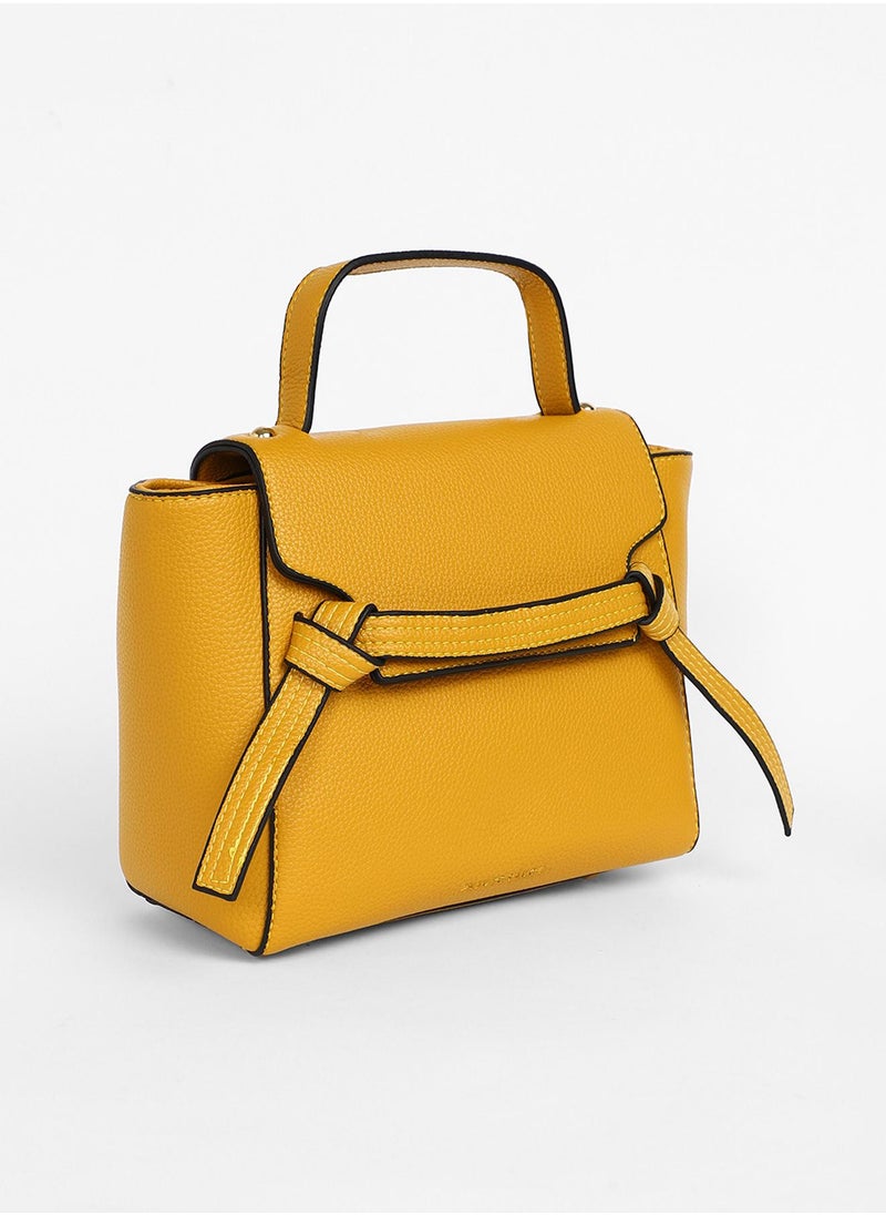 Haute Sauce - Women's The Cruise Hand Bag - Mustard Yellow - Image 1