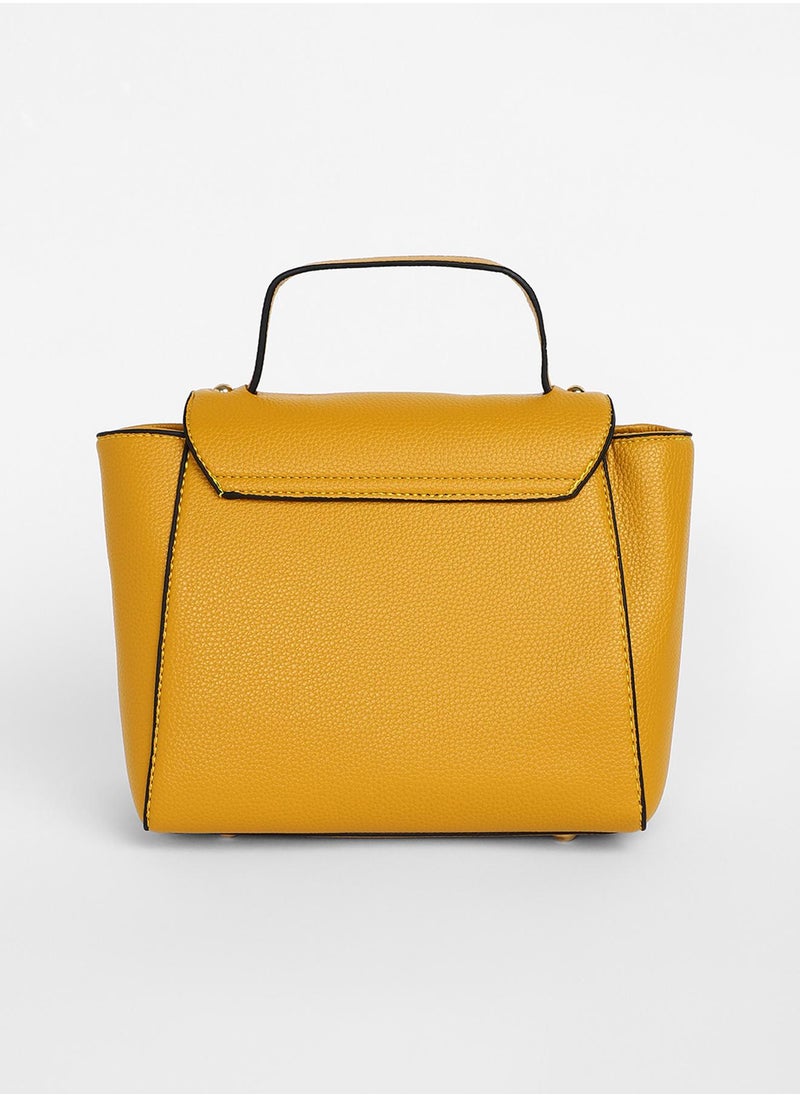 Haute Sauce - Women's The Cruise Hand Bag - Mustard Yellow - Image 1
