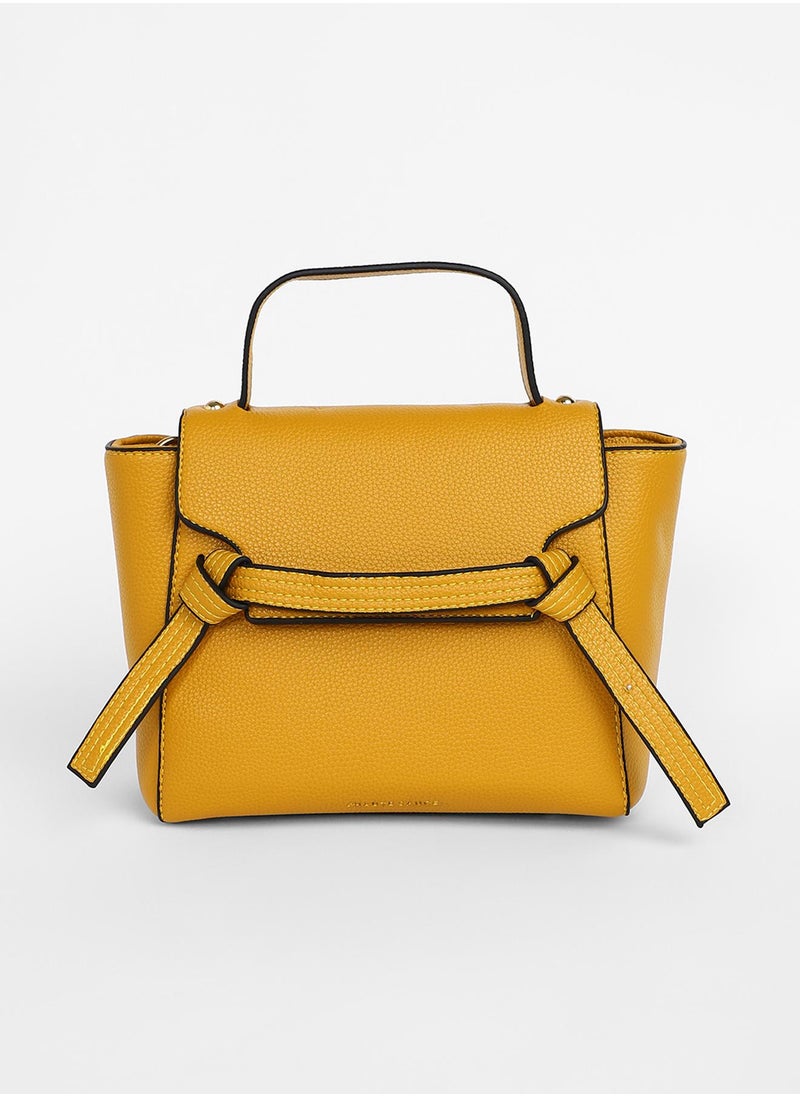 Haute Sauce - Women's The Cruise Hand Bag - Mustard Yellow - Image 1
