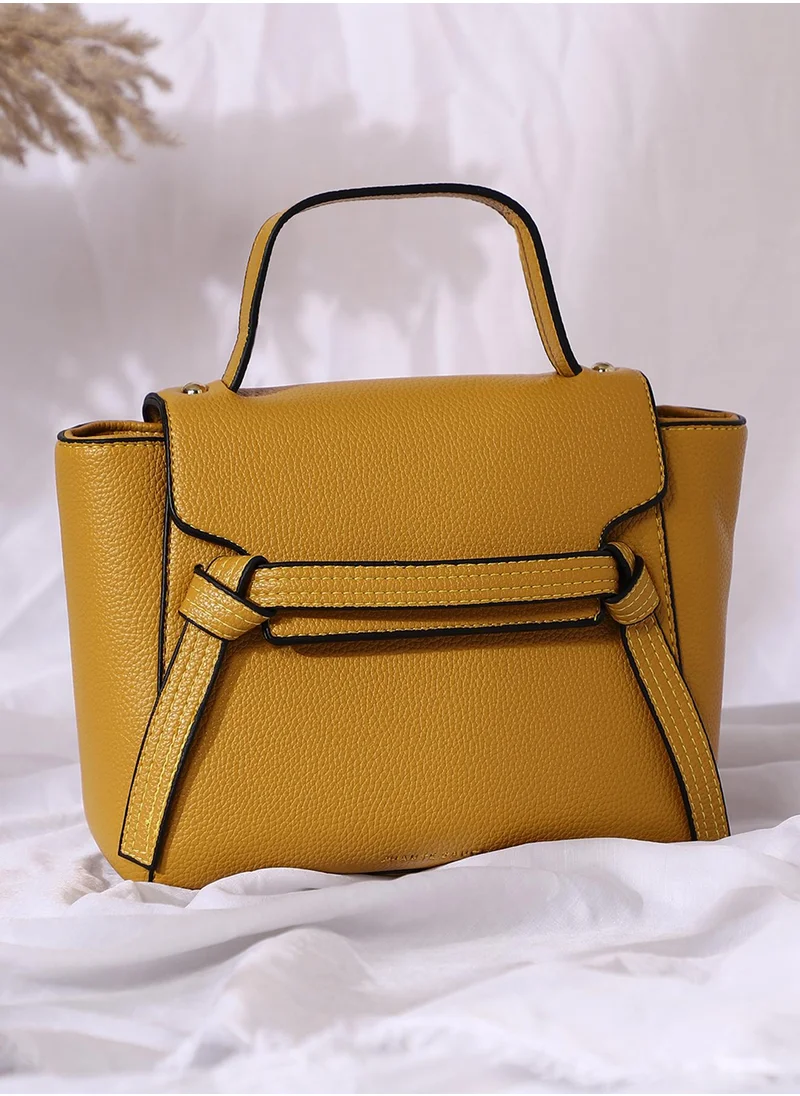 Haute Sauce Women's The Cruise Hand Bag - Mustard Yellow