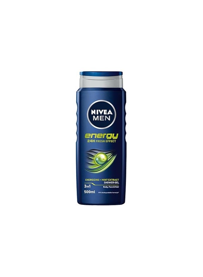 Nivea Men Shower Gel - Energy (500ml)
