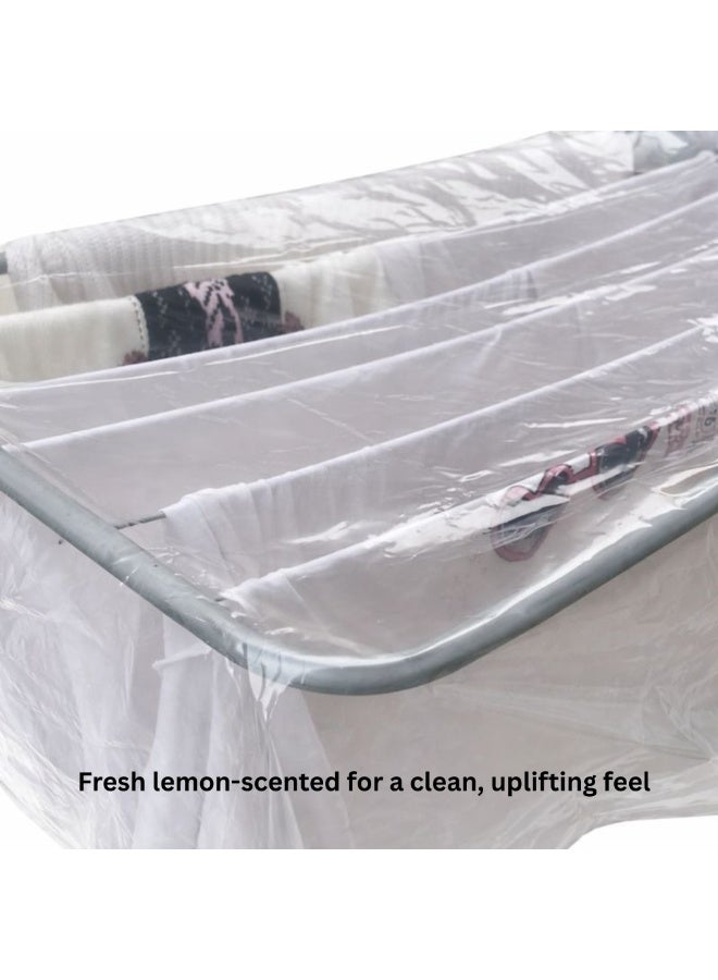 ريان غطاء راين الإسباني المقاوم للماء لمنشر الغسيل – يحمي الملابس من المطر والغبار، بحجم كبير - Image 3