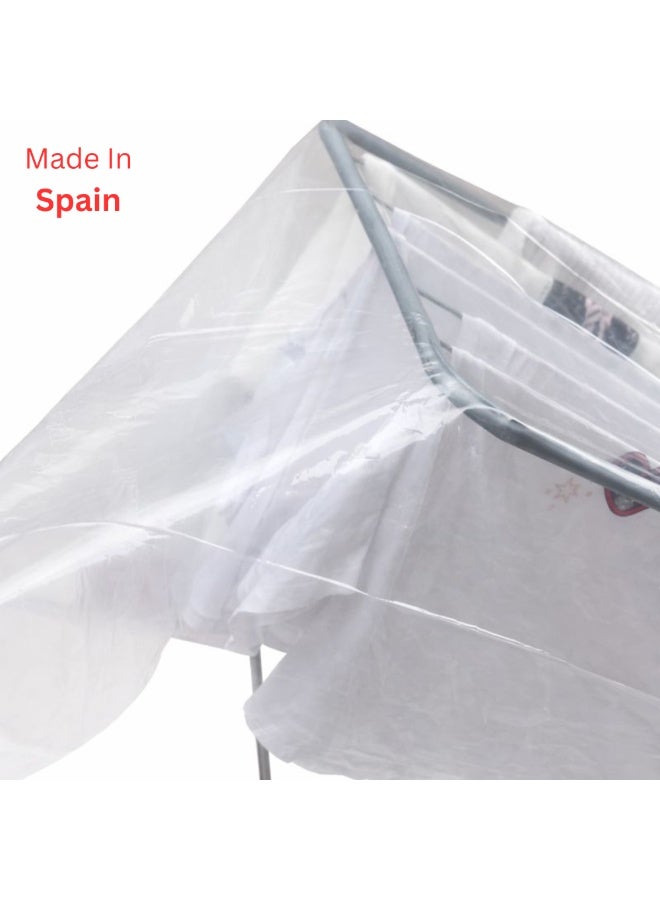 ريان غطاء راين الإسباني المقاوم للماء لمنشر الغسيل – يحمي الملابس من المطر والغبار، بحجم كبير - Image 5