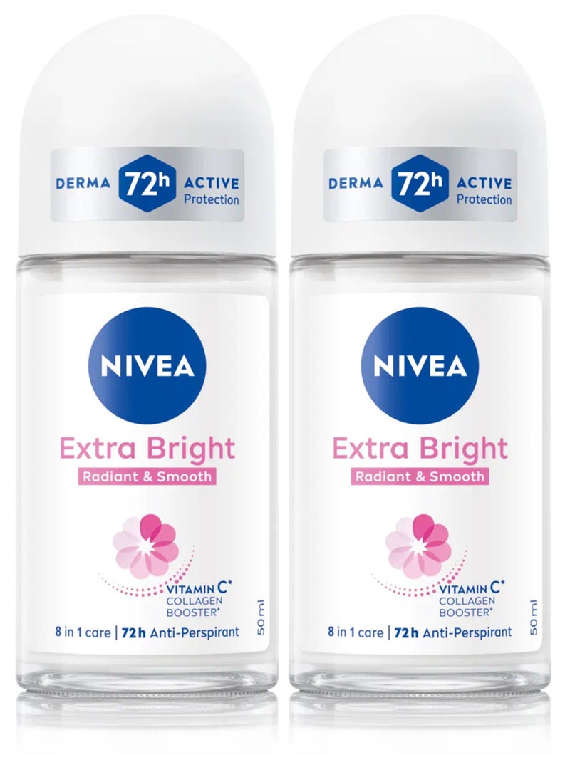 نيفيا 2 عبوة نيفيا رول اون للبشرة الحساسة 50 مل - Image 1