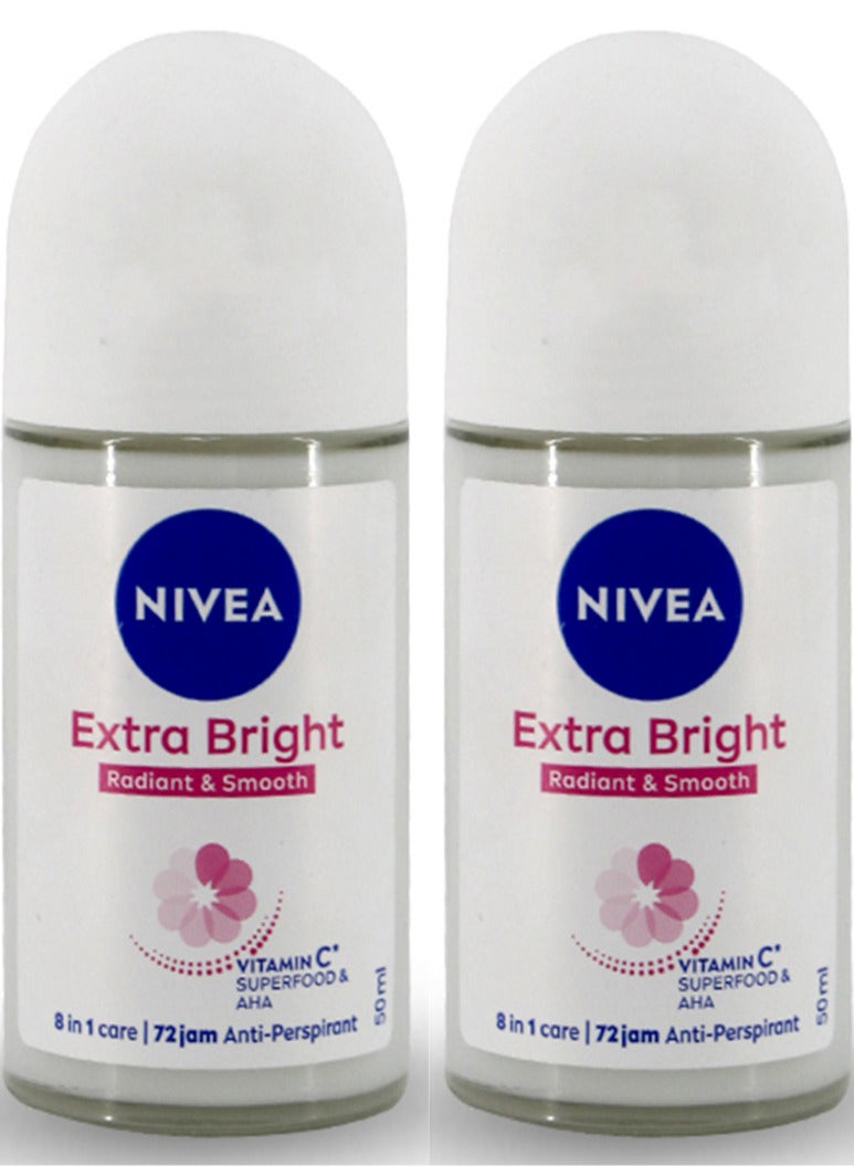 نيفيا 2 عبوة نيفيا رول اون للبشرة الحساسة 50 مل - Image 2