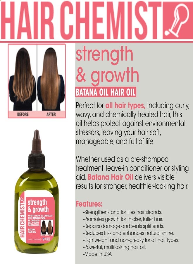 Hair Chemist زيت شعر باتانا من هير كيميست للقوة والنمو 7.1 أونصة - زيت نمو شعر باتانا المغذي - Image 4