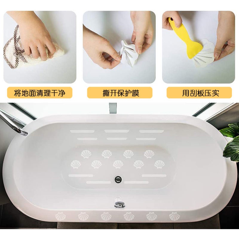 Peva Rubber Shell Bathroom Non-Slip Sticker Bathtub Bath Anti-Slip Sticker Anti Slip Tape - Image 5