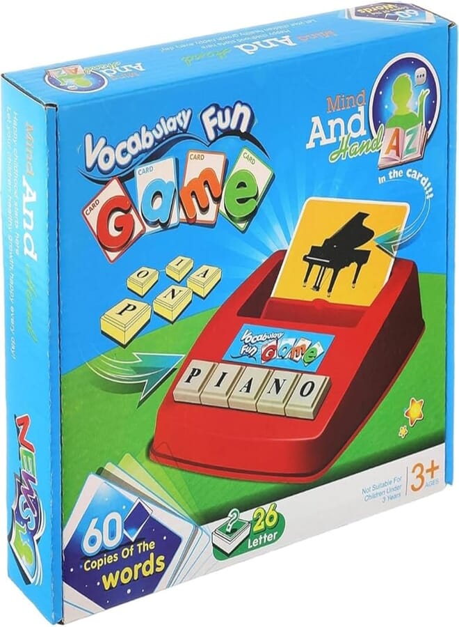 ABC Game for Boys and Girls Ages 3+ | Set of Cards to Teach Kids Some English Vocabulary | One Size (Multicolor)