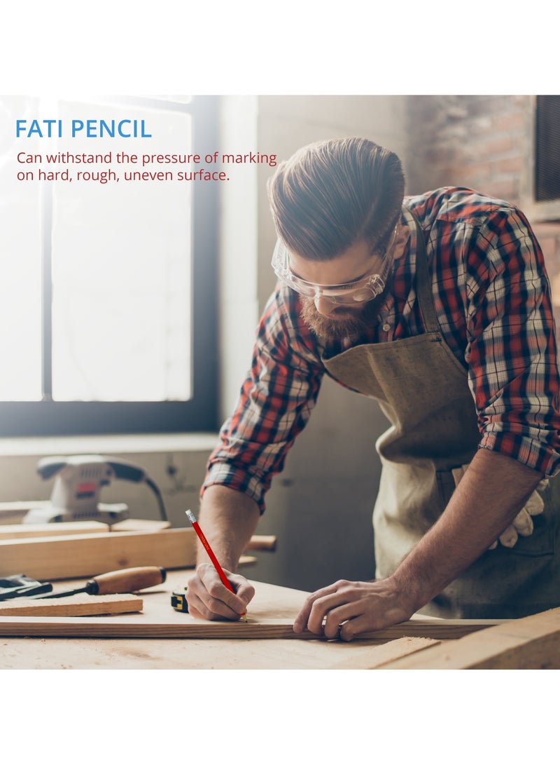 FATI ACCESSORIES FATI HB Pencils with Rubbers - Graphite Pencils with Erasers for Writing, Drawing and Sketching – RED and YELLOW Pencils for Children - Perfect for Home School Office Classroom Supplies Pack of 12 - Image 5