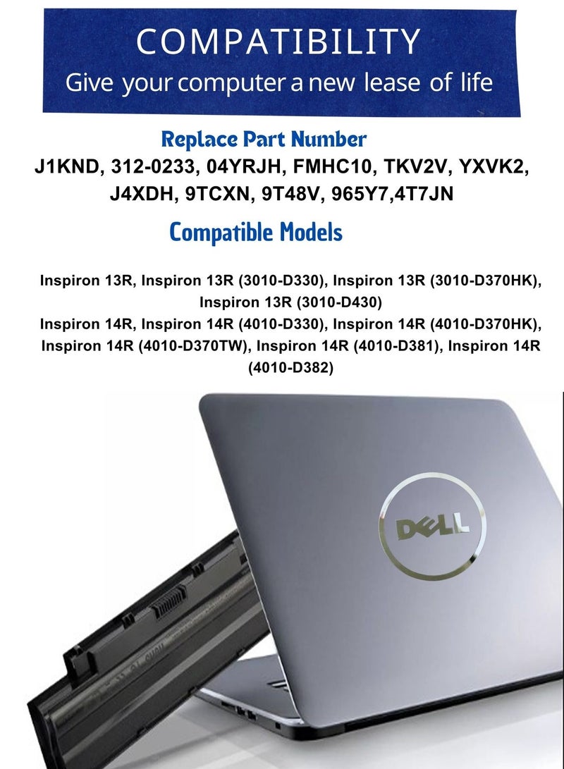 Replacement battery for Dell Inspiron N5010 N5110 N4010 N4050 N7010 N5050 N7110 N4110 4010 Vostro 1540, 1550, 3550, 3750 Battery - Image 5