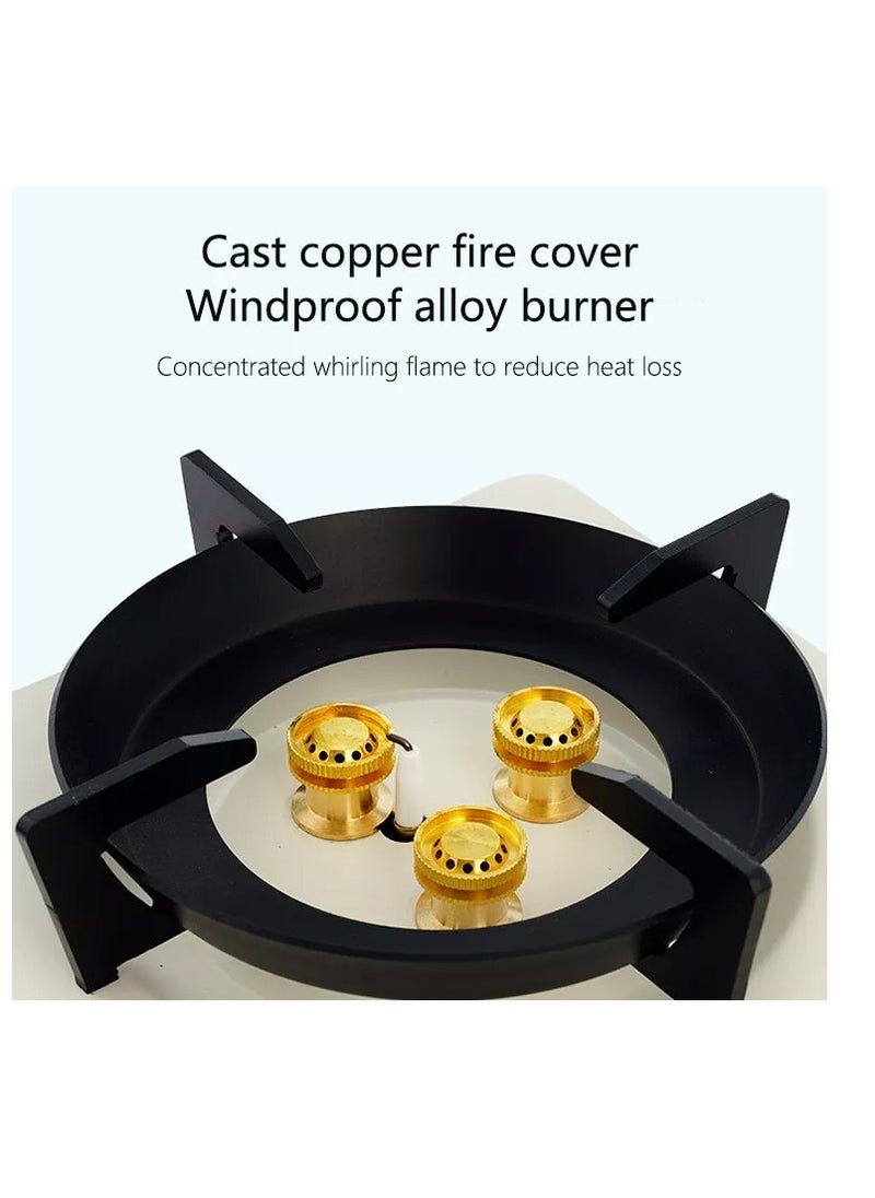 GO2CAMPS Outdoor Camping Stove High Power - Output Camping Stove With Carry Case Backpacking Stove | High Powerful Flame For Outdoor Cooking | Portable Mini Camping Stove ( Random Color Available - Black,White, Green)  - Image 4
