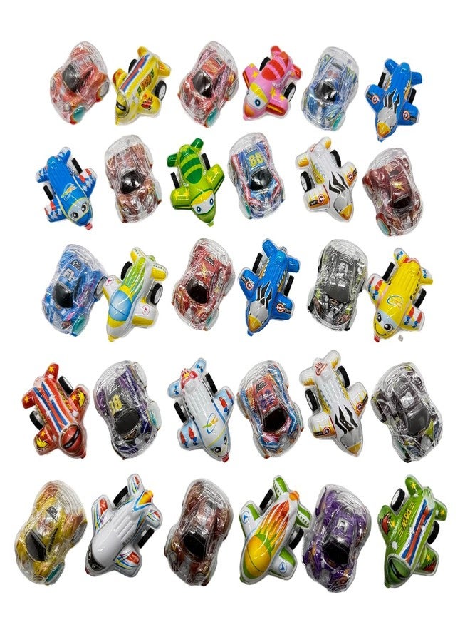 Rardsay 50 Pcs Mini Pull Back Cars and Airplane Set, Assorted Pull Back Racing Vehicles Small Racing Car Carnival Prizes, Party Favors, Pinata Stocking Goodie Bag Stuffers - Image 3