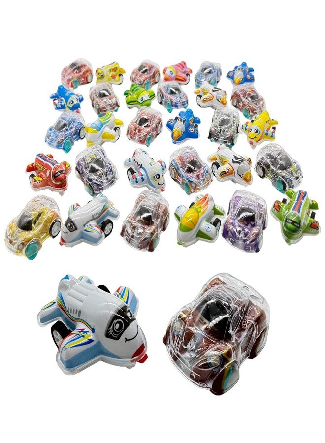 Rardsay 50 Pcs Mini Pull Back Cars and Airplane Set, Assorted Pull Back Racing Vehicles Small Racing Car Carnival Prizes, Party Favors, Pinata Stocking Goodie Bag Stuffers - Image 2