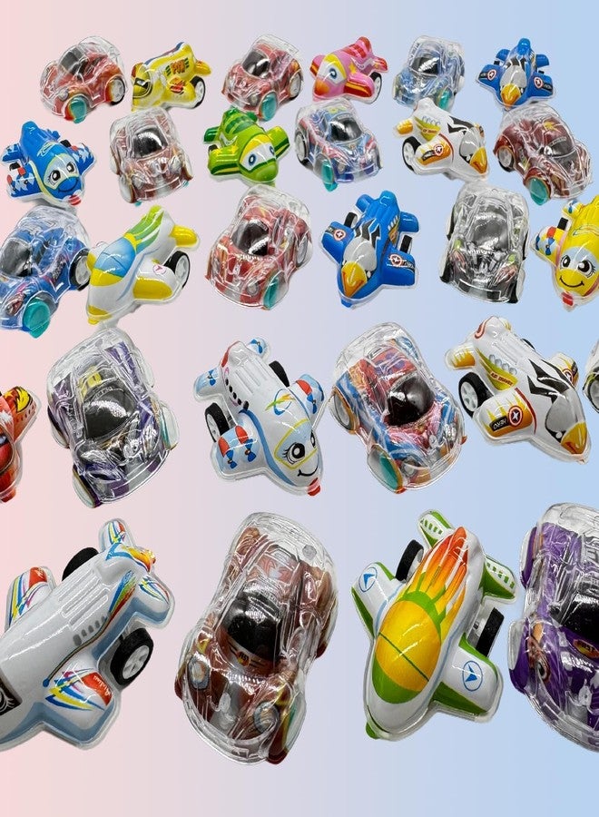 Rardsay 50 Pcs Mini Pull Back Cars and Airplane Set, Assorted Pull Back Racing Vehicles Small Racing Car Carnival Prizes, Party Favors, Pinata Stocking Goodie Bag Stuffers - Image 5