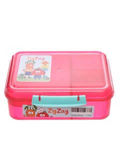 Zigzag Zigzag Plastic ZigZag Lunch Box, 1.65 Liter Capacity - Fushia - No:0072  - Image 1