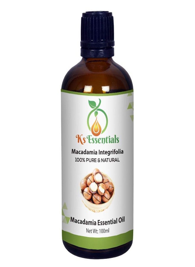 Ks Essentials 100% Pure Macadamia Essential Oil (Macadamia integrifolia) Natural Therapeutic Grade 100ml - Image 2