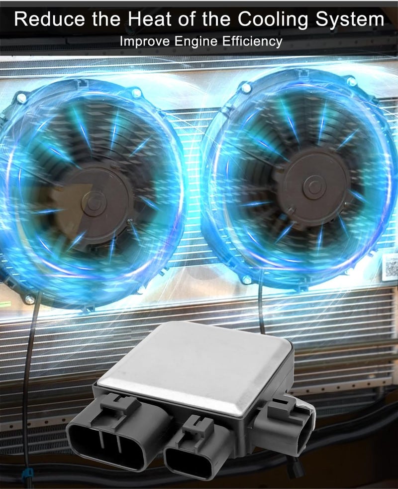 QLZOZB Engine Cooling Fan Control Module for Infiniti and Nissan - Image 3