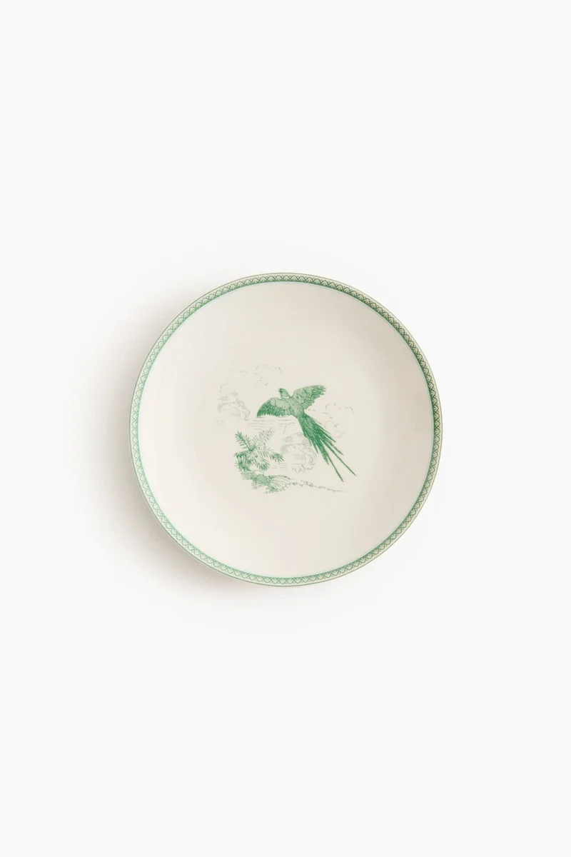 H&M Motif-detail porcelain side plate