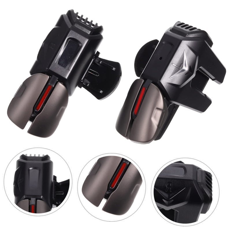 Black Mobile Game Controller Triggers Enhanced Shooting Precision for Smartphones - Image 5