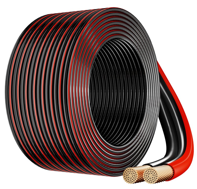 FEDUS 16 Gauge/AWG Speaker Wire 30M 98Ft Oxygen-Free Copper 2 Conductors Audio Speaker Cable for Car Speakers Stereos, Subwoofer, Home Theater Speakers, HiFi Surround Sound system, Radio - Image 1