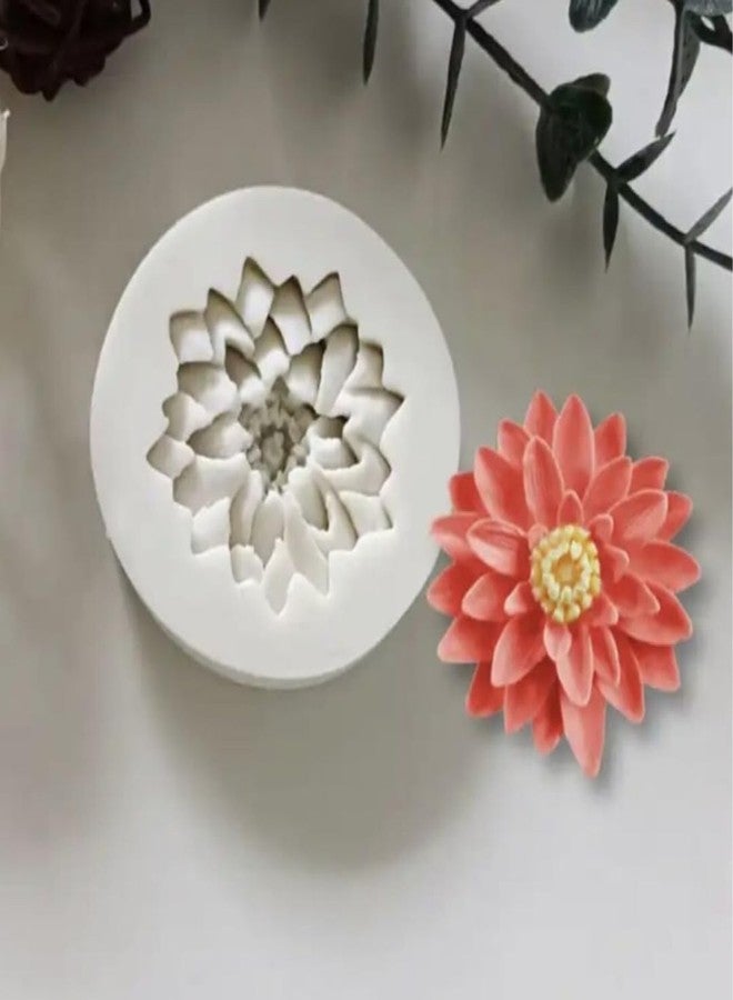 Skytail 3 Pack Cherry Blossom Raspberry & Lotus Flower Silicone Moulds for Fondant Chocolate Candy Cake Decoration Cupcake Topper Gummy Jelly Ice Cube Sugarpaste Clay Soap Candle Resin Jewelry Molds - Image 3