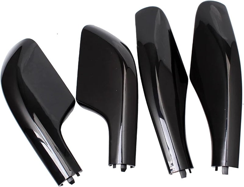 Wivplex 4PCS Black ABS Roof Rack Bar Rail End Covers for Toyota Land Cruiser - Image 1