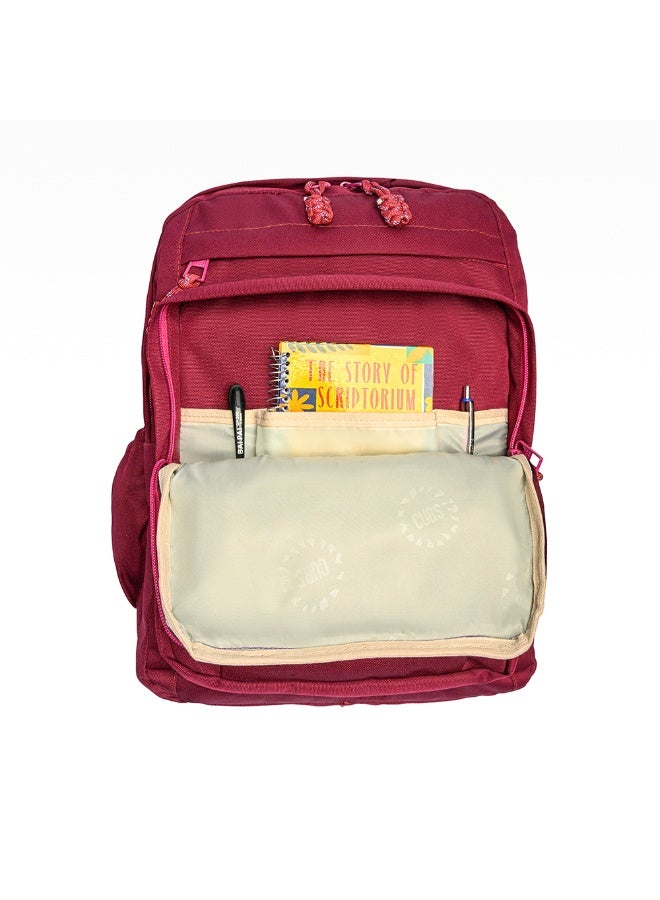 CUBS School Backpack From Cubs XXL Bag Maroon - Image 4