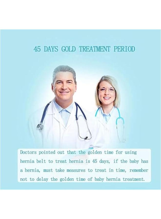 Gonice Baby Umbilical Hernia Belt, baby Belly on Band Infant Belly Wrap Abdominal Binder Hernia Truss Support Adjustable Navel Belly Band Newborn Umbilical Cord Blue - Image 5