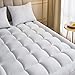 Niagara Sleep Solution Niagara Sleep Solution Mattress Topper Full 54x75 Inches Quilted Plush Down Alternative Pillow Top Fitted Skirt  - Image 2