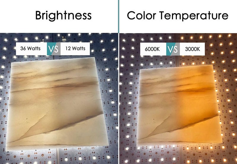 VALIKIY 4-Pack LED Backlight Sheet 24V 36W 3000K Warm White, 19.3X9.6 inches Each Unit, Dimmable Flexible LED Panel Sheet for Backlit Translucent Stone/Marble/Onyx/Quartz Countertops Walls - Image 3