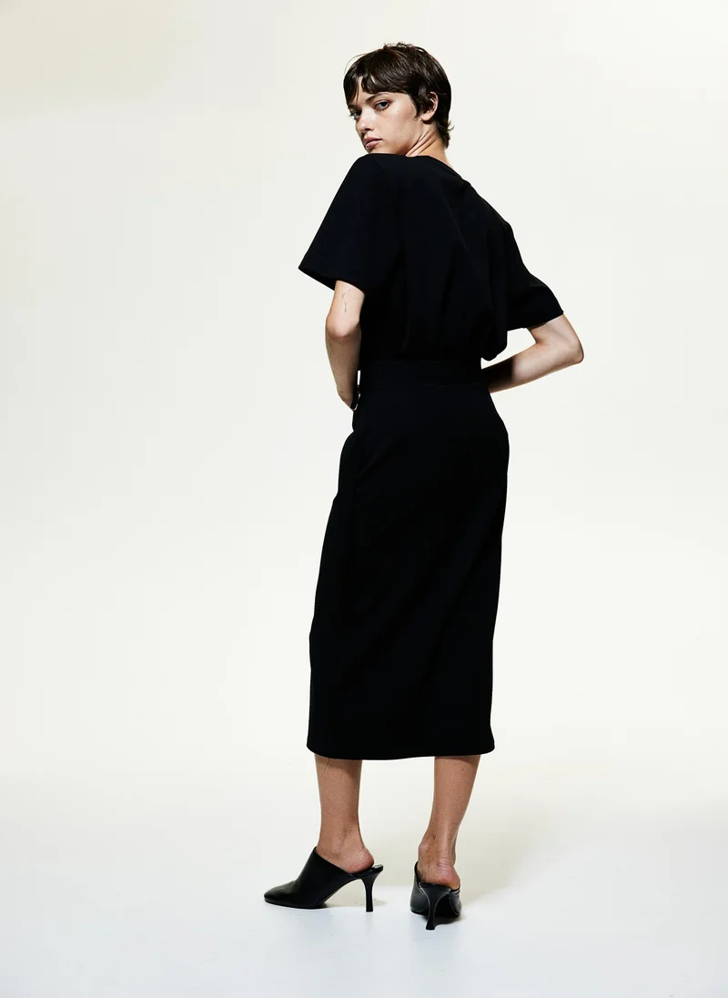 H&M Jersey Wrap Skirt