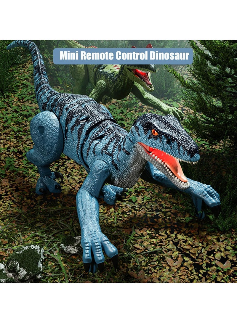 جورونب ديناصور تحكم عن بعد للأطفال الأولاد والبنات، ألعاب تعليمية إلكترونية تعمل بالتحكم عن بعد بتردد 2.4 جيجاهرتز مع رأس يهز العين ثلاثي الأبعاد وأصوات هدير، ألعاب داخلية للأطفال من سن 3 4 5 6 7 8 9 10 سنوات - Image 5