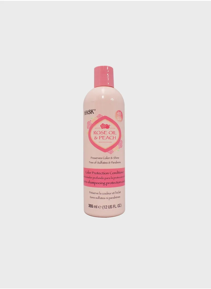 HASK Rose Oil & Peach Color Protection Conditioner