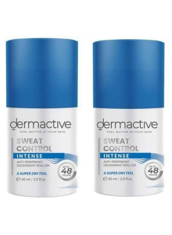 Dermactive DERMACTIV SWEAT CONTROL INTENSE ROLL 1+1 ON 60ML