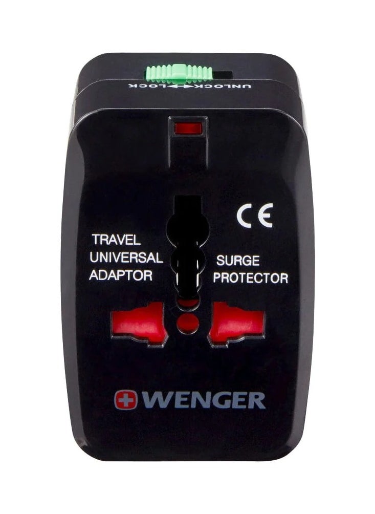 Wenger Universal Travel Adapter Black  - Image 1