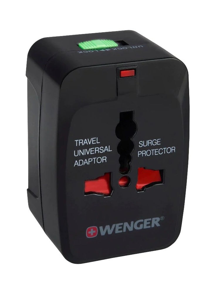 Wenger Universal Travel Adapter Black  - Image 4