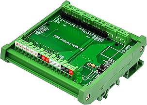 Electronics-Salon DIN Rail Mount Screw Terminal Block Adapter Module, for Arduino UNO R3. - Image 1