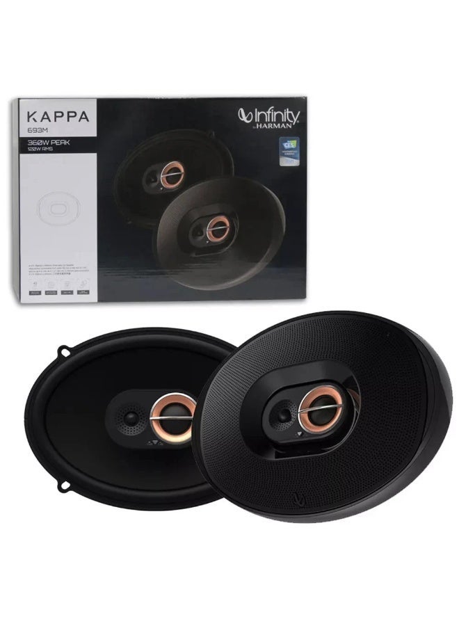 Infinity KAPPA 693M 6x9 Inch 3-Way Car Audio Speakers – 300W Peak Power, Premium Car Door Speakers, High Sensitivity, Clear Bass & Crystal Highs - Image 1