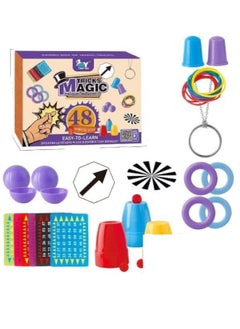 Toy Box Simple Magic Kit for Kids Amazing Tricks Magic Set for Children Including Mystical Cards Cups and More 