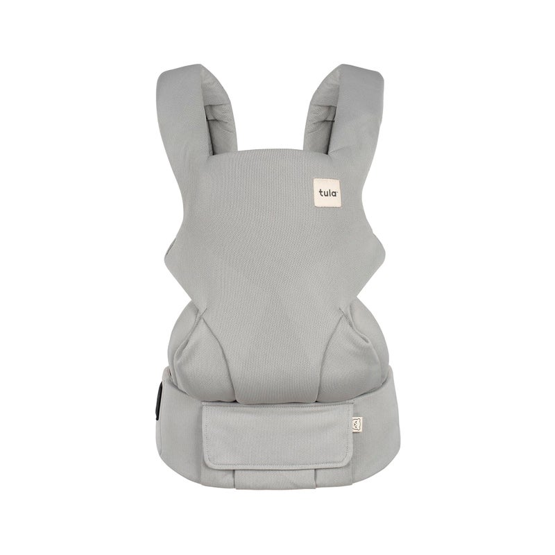 TULA Baby Tula Explore Carriers Breathable Baby Carrier Newborn to Toddler Adjustable Toddler Carrier Multiple Ergonomic Positions Front and Back Ergonomic Fit for 745 lb Mesh Overcast - Image 2
