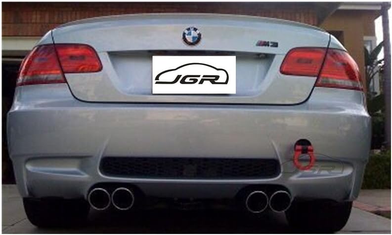 JGR Track Racing Style Tow Hook Towing Eye CNC Aluminum Screw On Car Accessories Front Rear Bumper Compatible with BMW 3 Series 318 320 323 325 328 330 335 316 340 F30 F31 F34 GT 2012+Blue - Image 3