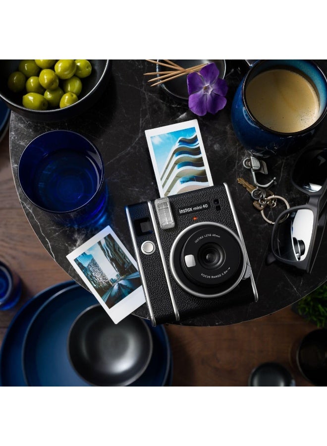 Instax Renewed - Instax Mini 40 Instant Camera, Black - Image 5