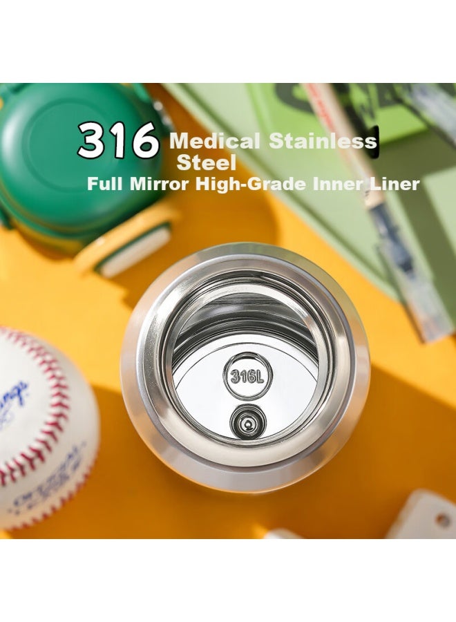 Beddybear Children's Dual-use Insulated Water Bottle With Handle And Straw 510ml Student School Portable Water Cup Benny - Image 3